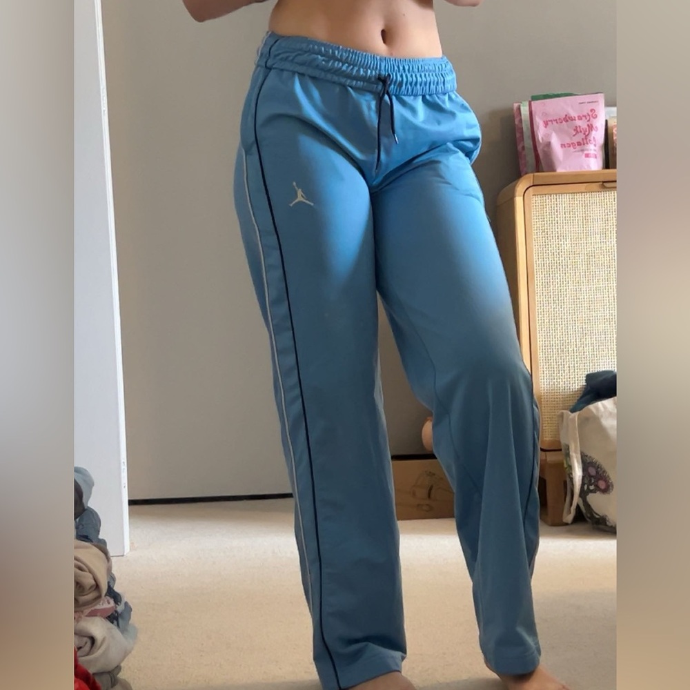 light blue jordan sweatpants / track pants
